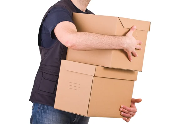 Delivery man. — Stock Photo, Image