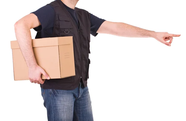 Delivery man. — Stock Photo, Image