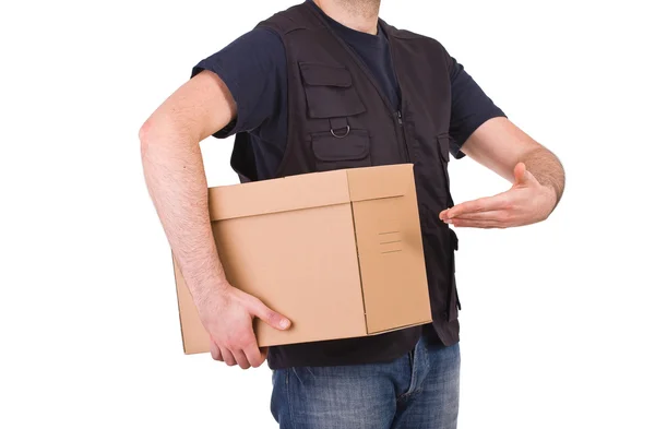 Delivery man. — Stock Photo, Image