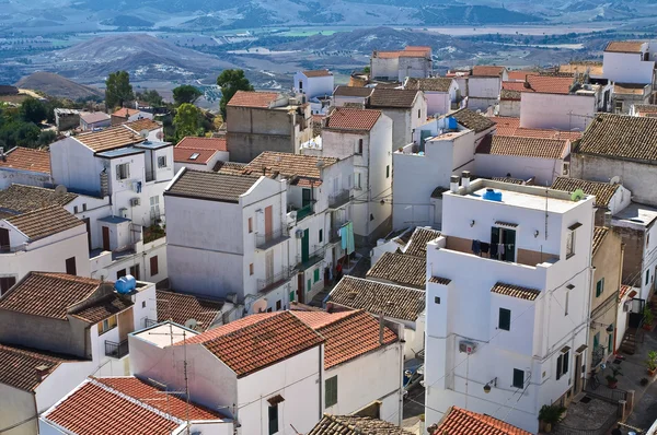 Panoramic view of Pisticci. Basilicata. Italy. — Stock Photo, Image