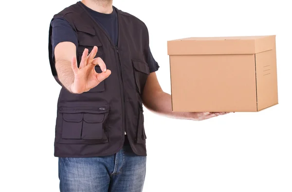 Delivery man. — Stock Photo, Image