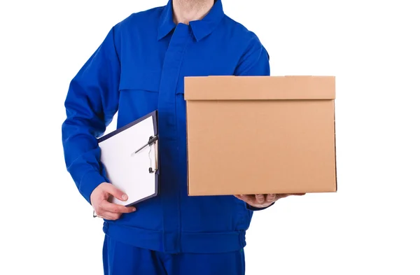 Delivery man. — Stock Photo, Image