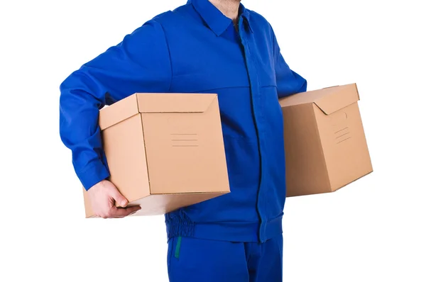 Delivery man. — Stock Photo, Image