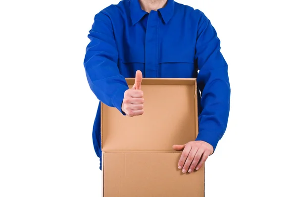 Delivery man. — Stock Photo, Image