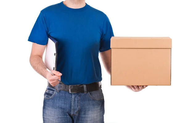 Delivery man. — Stock Photo, Image