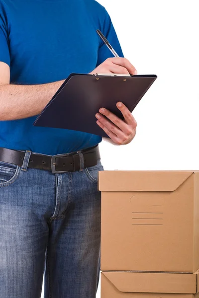 Delivery man. — Stock Photo, Image