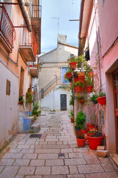 Переулок. Сан-Джанни Ротондо. Апулия. Италия . — стоковое фото