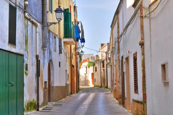 Une ruelle. Montescaglioso. Basilicate. Italie . — Photo