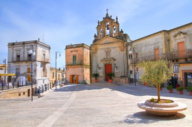 st. rocco Kilisesi. Montescaglioso. Basilicata. İtalya.