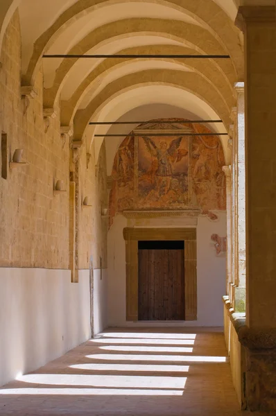Abbey St michele arcangelo. Montescaglioso. Basilicata. — Stok fotoğraf