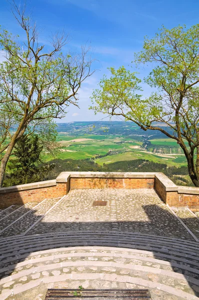 Vue panoramique de Montescaglioso. Basilicate. Italie . — Photo