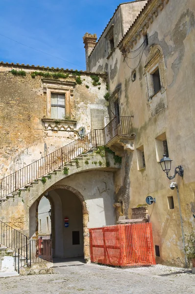 Slottet av montescaglioso. Basilicata. Italien. — Stockfoto