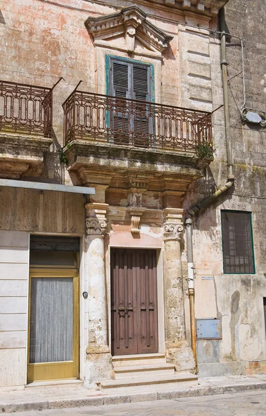 Palazzo storico. Montescaglioso. Basilicata. Italia . — Foto Stock