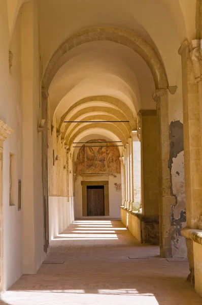 Abdij van st. michele arcangelo. Montescaglioso. Basilicata. — Stockfoto