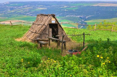 montescaglioso panoráma. Basilicata. Olaszország.