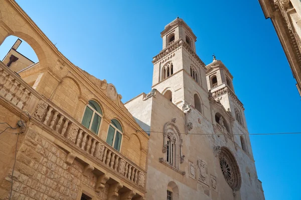 Duomo Cathedral of Altamura. Puglia. Italy. — Stock Photo, Image