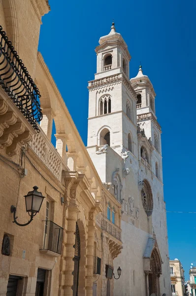 Katedrála Duomo Altamura. Puglia. Itálie. — Stock fotografie