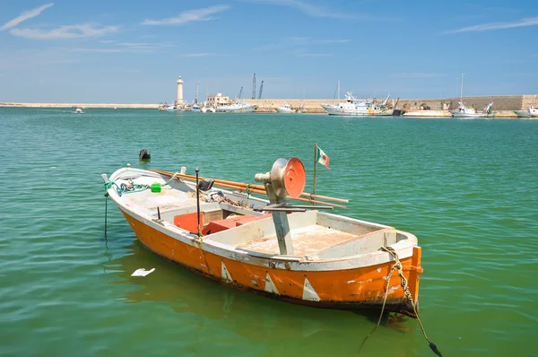 Panoramautsikt över Molfetta. Apulien. Italien. — Stockfoto