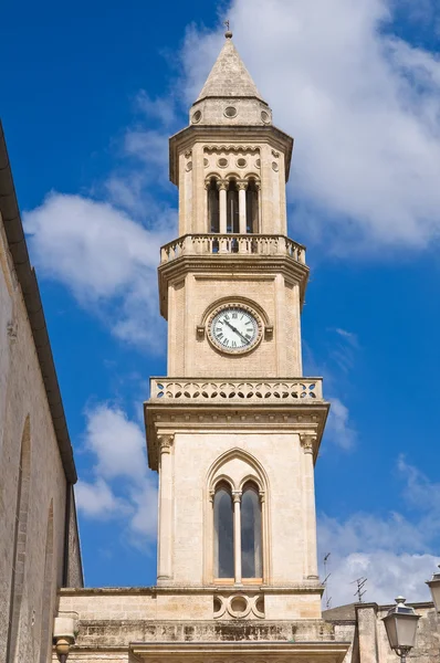 Saat Kulesi. Altamura. Puglia. İtalya. — Stok fotoğraf