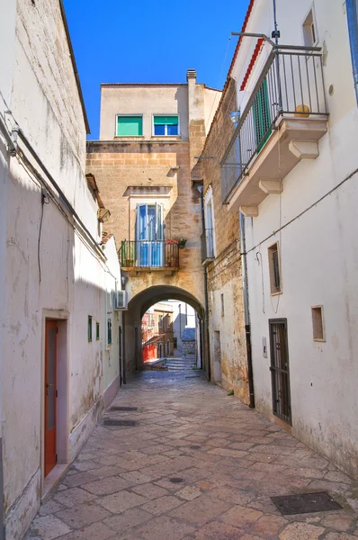 Para o beco. Minervino Murge. Puglia. Itália . — Fotografia de Stock