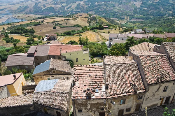 Panoramatický pohled na acerenza. Basilicata. Itálie. — Stock fotografie