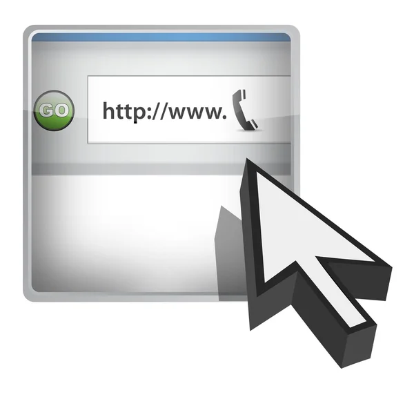 Bild des Kundendienstsymbols Abbildung über Weiß — Stockfoto