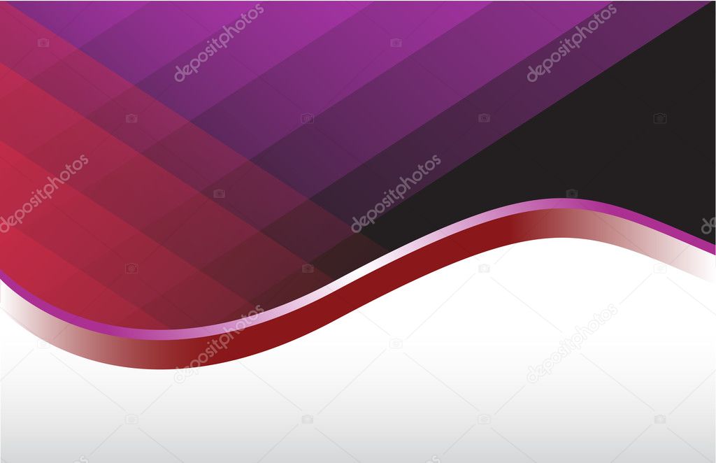 Modern red and purple wave background