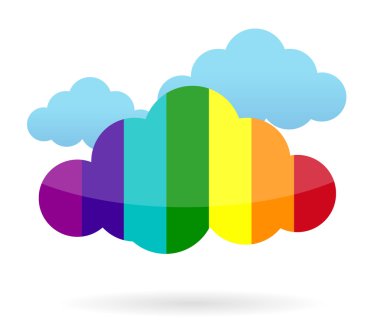 renkli bulut bilgi aktarımı