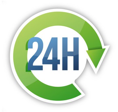24 saat hizmet çizim tasarım döngüsü