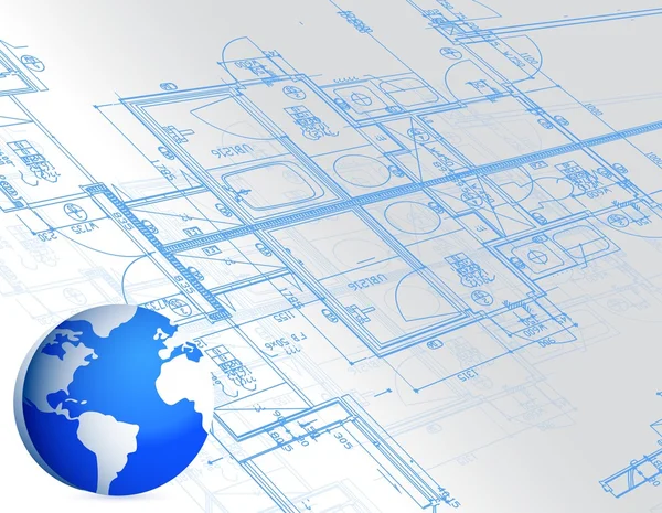 Plan et conception d'illustration de globe — Photo