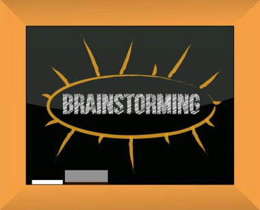 beyin fırtınası yazı tahtası