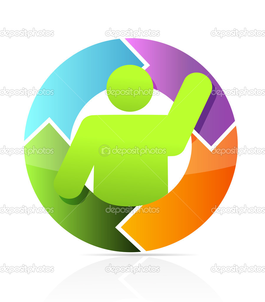 icon cycle illustration design