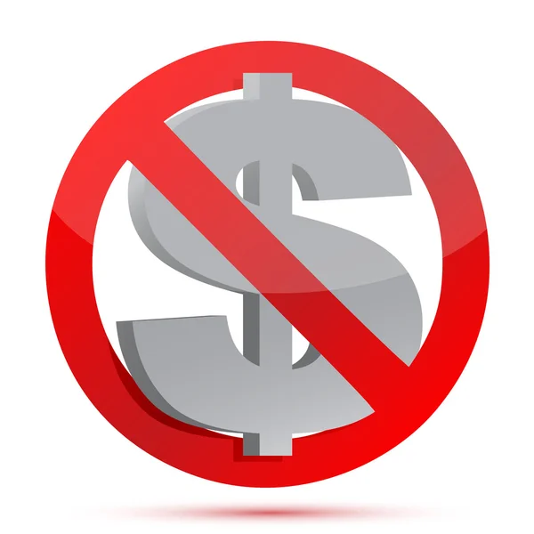 No money concept illustration — Stock Photo, Image