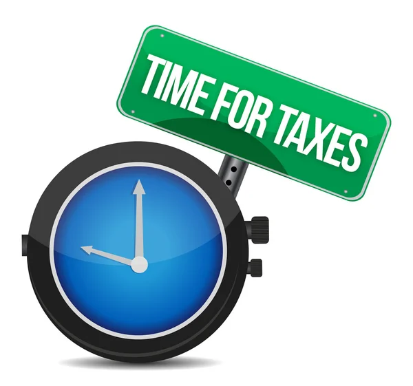 Tijd voor belastingen — Stockfoto