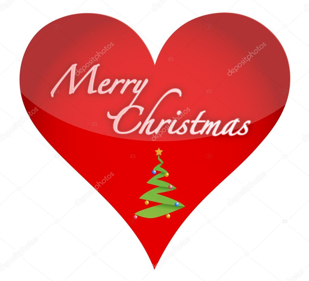 Buon Natale Con Il Cuore.Foto Cuore Di Natale Disegno Cuore Di Natale Allegro Foto Stock C Alexmillos 14559725