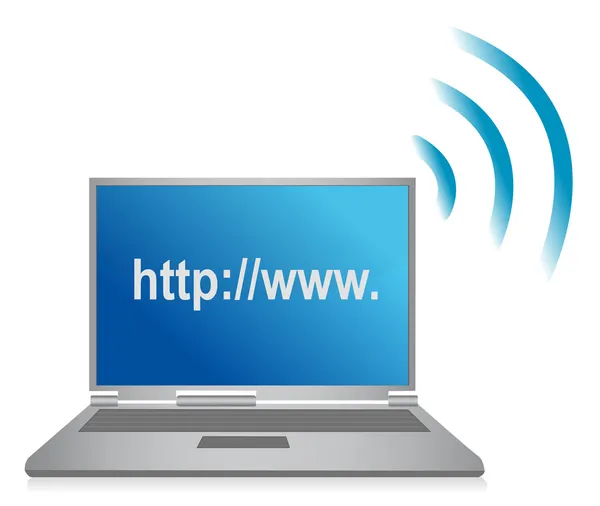 Http: / / www.wifi-browser.com — Stockfoto