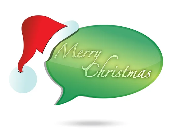 Merry christmas message — Stock Photo, Image