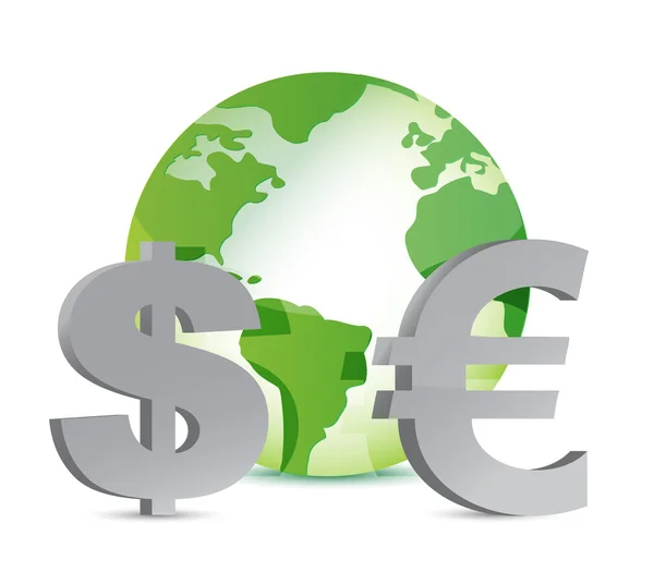 Valuta over de hele wereld — Stockfoto