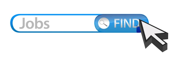Búsqueda de empleo concepto en línea — Foto de Stock