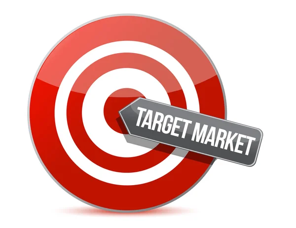 Target market concept — Stock Photo, Image