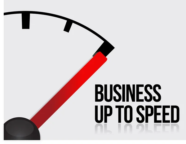 Business up to Speed Konzept — Stockfoto