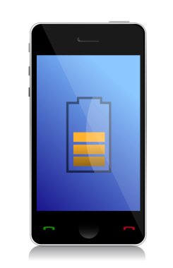 telefon batarya yarısı