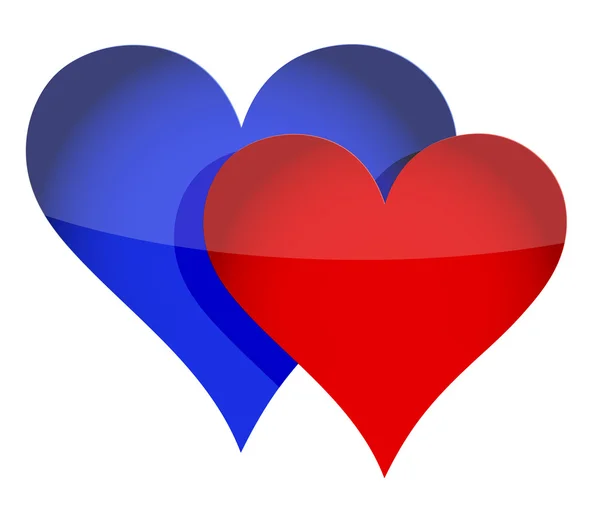 Couple heart concept — Stock Photo, Image