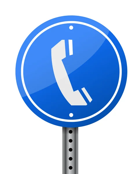 Phone sign — 图库照片