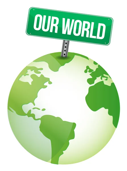 Nosso globo mundial — Fotografia de Stock