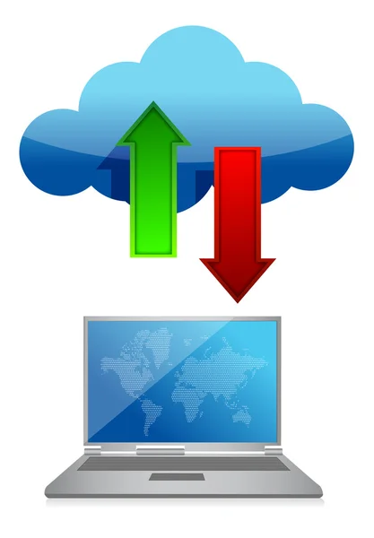 Concetto di connessione tecnologica — Foto Stock