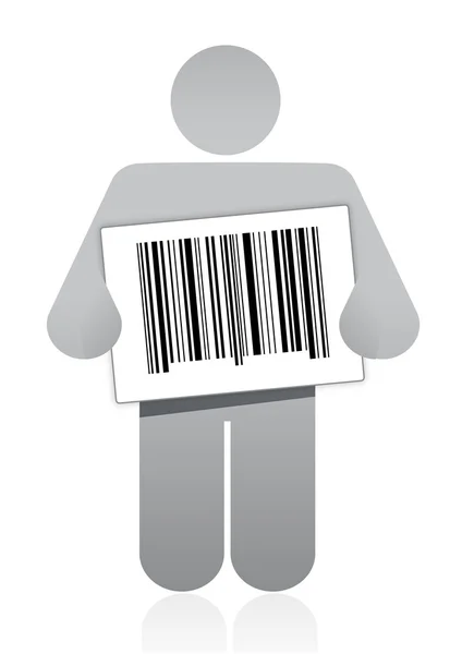 Upc barcode and icon — Stock Photo, Image