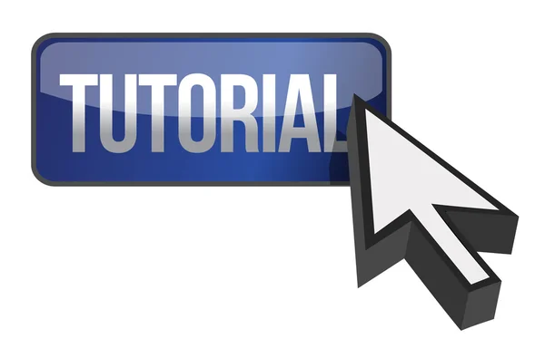 Tutorial button — Stock Photo, Image