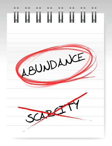 Abundancia vs escasez — Foto de Stock