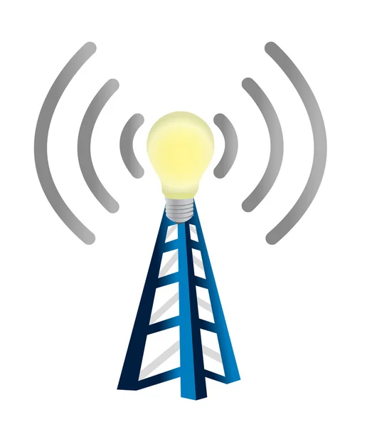 Idea wifi tower — Stock Photo, Image